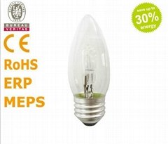 Eco halogen lamp C35 230V 42W E27 