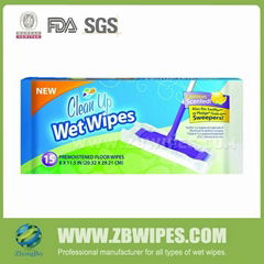 Wet Mopping Cloths And room Floor Disposable Cleaner Refills