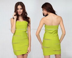 2013 newest sexy Strapless bandage dress for women