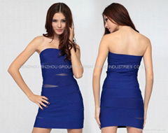 2013 newest sexy Strapless bandage dress for women