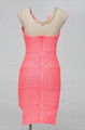 2013 Sexy deep V neak party evening celebrity wholesale bandage dress  4