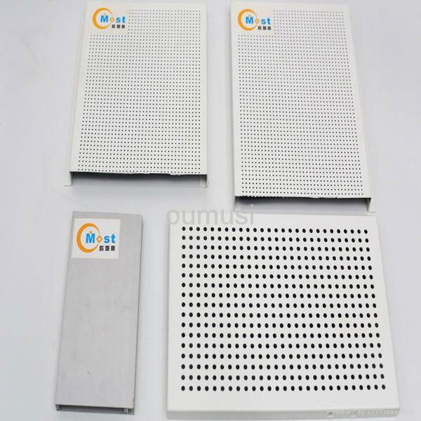 perforated aluminum ceiling tiles with coating or painting