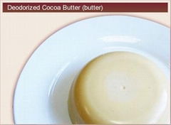 Deodorized cocoa butter