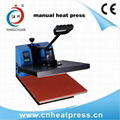 factory wholesale manual cheap used t shirt heat press machine 1