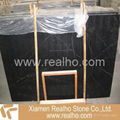 black marble tiles