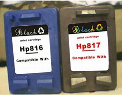 HP817 regeneration compatible ink cartridges