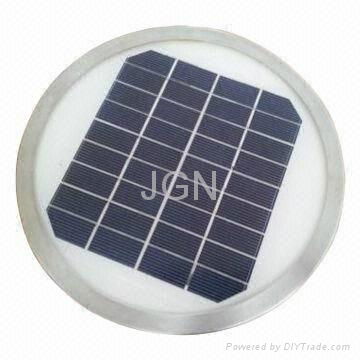 Diameter 240 to 285mm Round Solar Panel for Solar Courtyard Light with 4W/5W Po