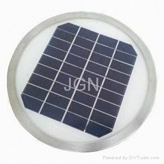 Diameter 240 to 285mm Round Solar Panel for Solar Courtyard Light with 4W/5W Po