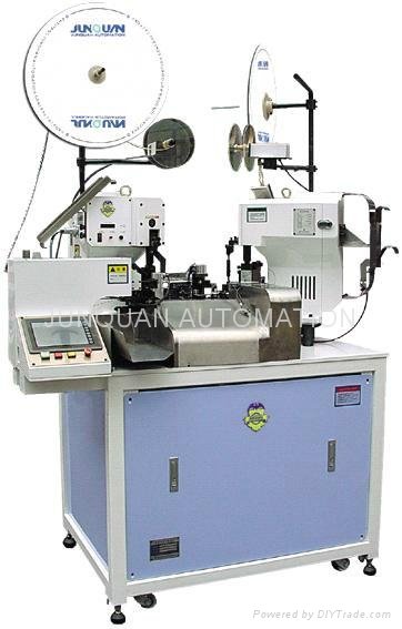 Full-automatic wire cutting&stripping&terminal crimping machine
