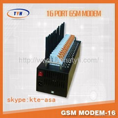 RJ45 Connextion 16 Port GSM Modem  