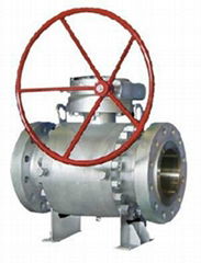 Trunnion ball valve