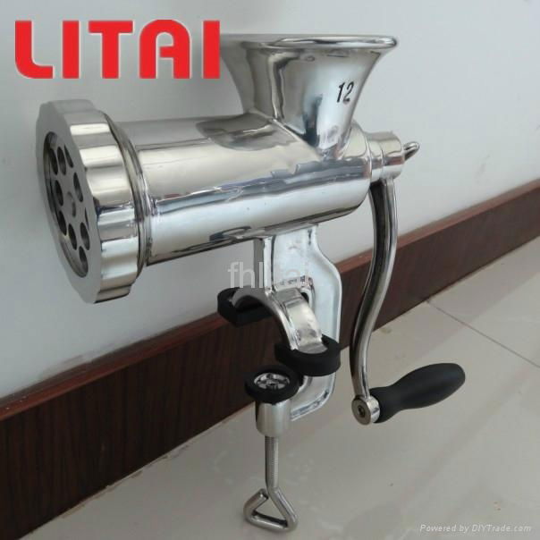 manual stainless steel meat grinder