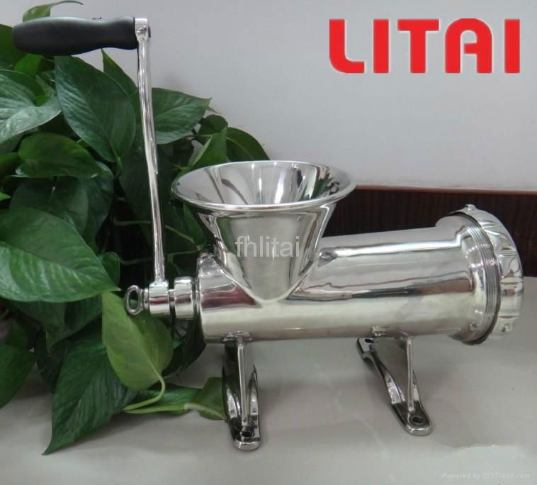 manual stainless steel meat mincer