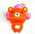 cute bear-shaped wholesale silicone
