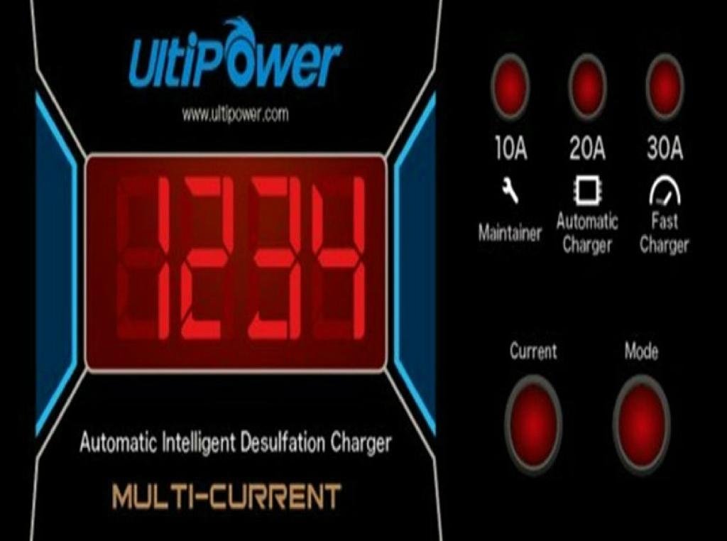 automatic multi-current 12V 2A/10A/15A reverse pulse battery chargers 2