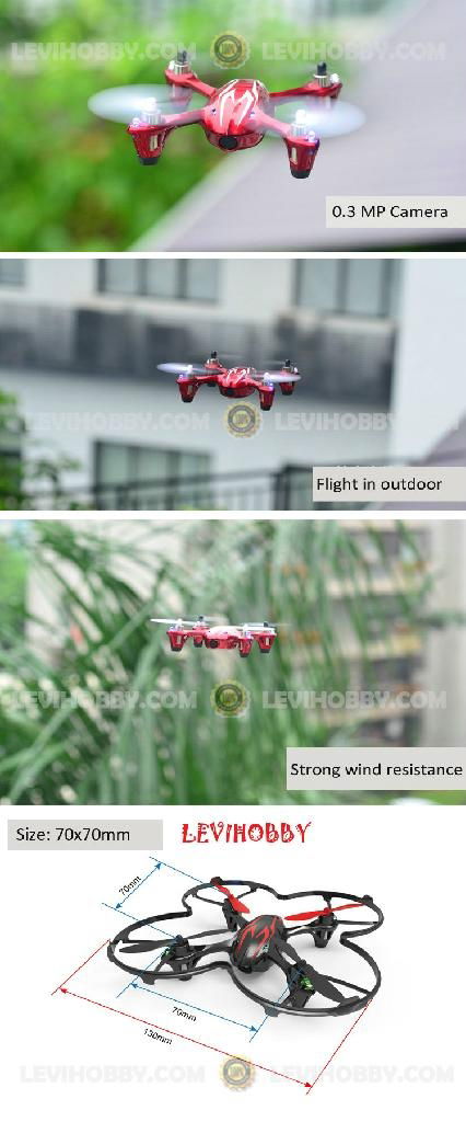 2.4G 4CH RC Quadcopter With Camera RTF  2