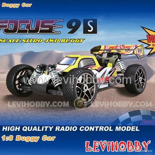  1/8 Nitro RC B   y with waterproof Servo 21CXP Engine 