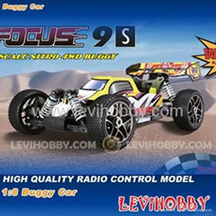  1/8 Nitro RC B   y with waterproof Servo 21CXP Engine 