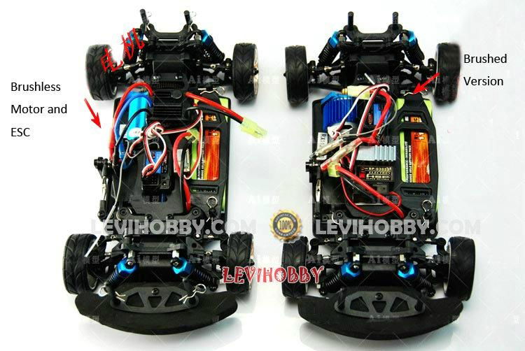 HSP 1/16 Brushless 4WD Drifting RC Drift Cars 4