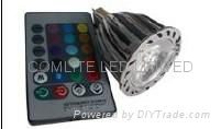 6w RGB LED spot light