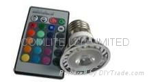 6w RGB LED spot light 5