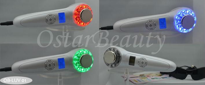 Bio light led Vibration Ultrasonic handheld beauty device (OB-LUV 01) 2