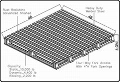 Steel Pallet Logistic Transportation