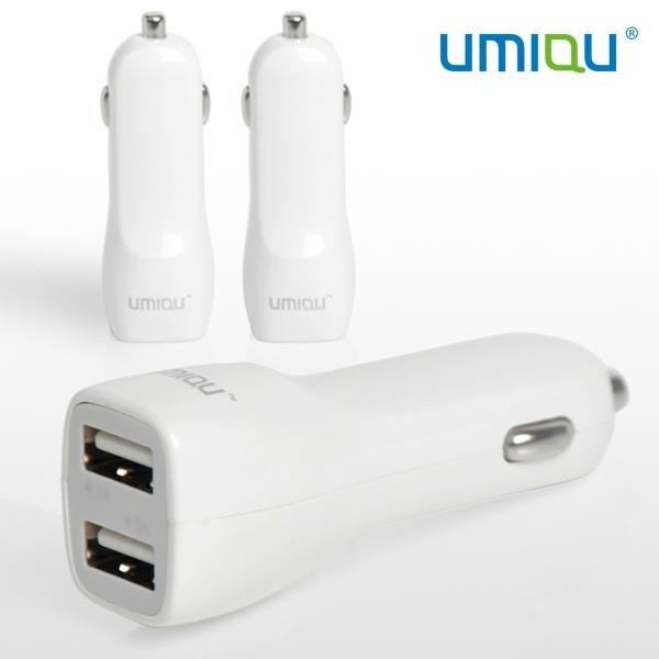 dual usb in-car charger 