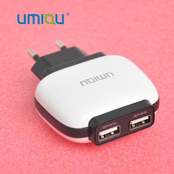 High qulity dual usb travel charger  2