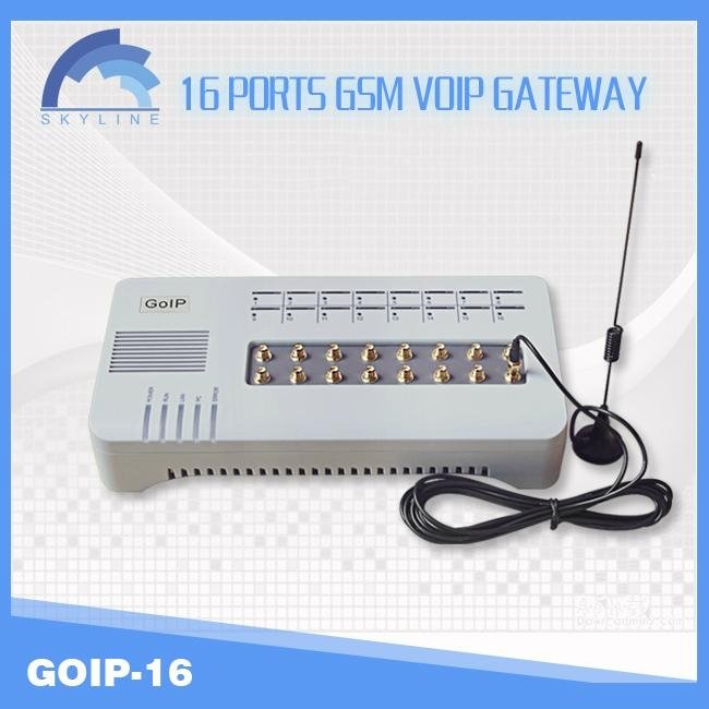 16 - Sim card Gsm voip gateway