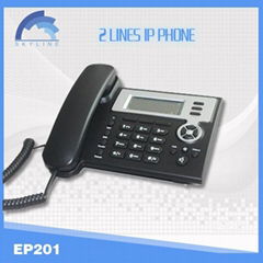 ip phone pcb - 2 lines voip ip phone