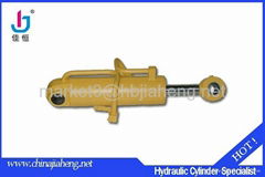 Tie-rod hydraulic cylinder for marine hydraulic hoists