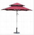 Double Layer Round Garden Umbrella