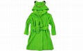 100% Cotton Kids Hooded Bathrobe