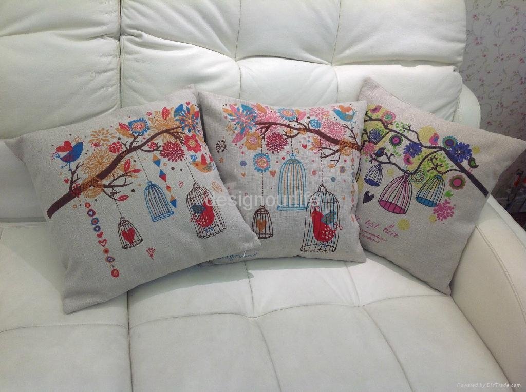 cotton printing pillow cover 3