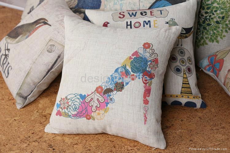 cotton printing pillow cover 5