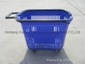 Plastic Shopping Hand Basket  4