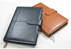 Custom Logo Cross Curve Notebook with Buckle