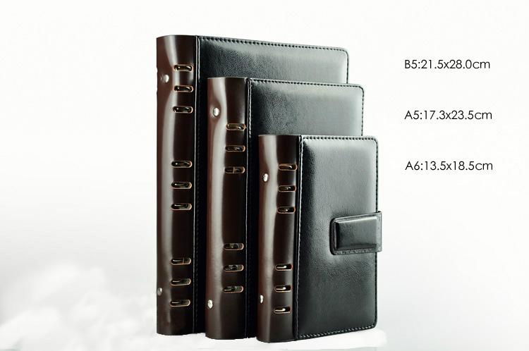 Custom High Quality Imitation Leather Cover Notebook