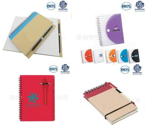 Eco friendly Kraft sprial bounded notebook from China supplier