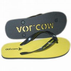 Beach Flip Flop Slipper with Die Cut Logo