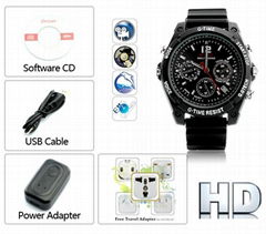 M1 HD 1080P 16GB Watch Camera with night vision function+Free shipping