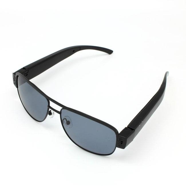 720P HD Camera Eyewear Black Sunglasses Video Recorder Support Max 32GB TF Card