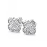 925 Silver or White Copper heart Earring