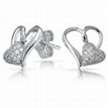 Heart Brass earring 1
