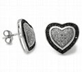 Heart Brass earring 5