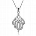 Ladies silver pendant 4