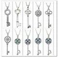 silver key pendants 1