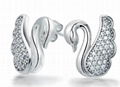 Christmas fashion silver earring 5