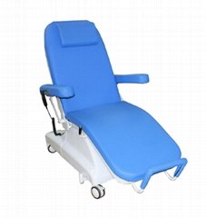 Manual blood donor chair